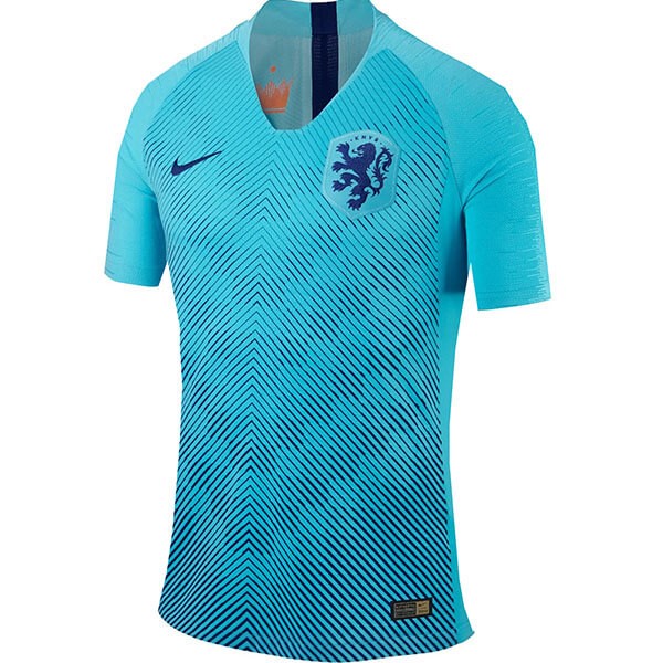 Camiseta Países Bajos 2ª Kit Mujer 2019 Azul Claro